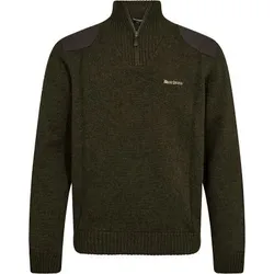 Finley Strickpullover mit 1⁄2-Reißverschluss Herren (Woodland Melange), Woodland Melange, 4XL