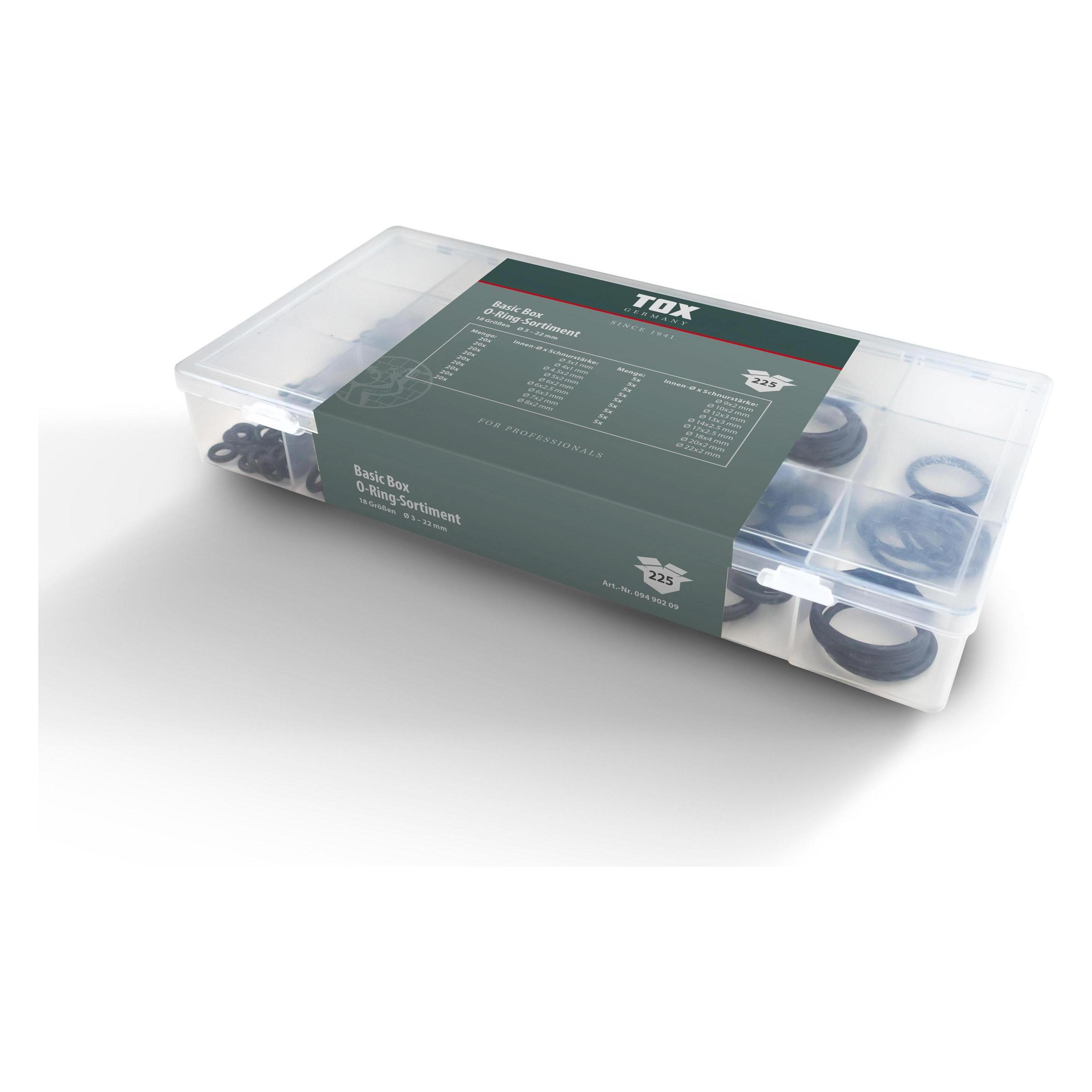 Tox Basic Box O-Ring - Sortiment 225 tlg. (225 Stk.) (09490209)