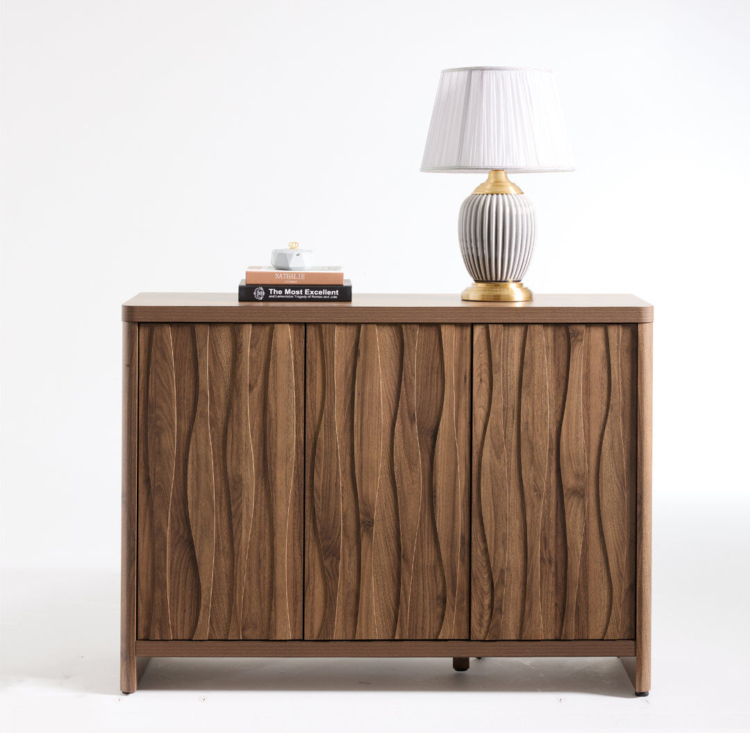 Metro 116cm Sideboard Walnut 86cm H X 116cm W X 39cm D