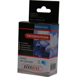 Tintenpatrone cyan, ersetzt HP #CB323EE, Inhalt: 12 ml, für ca. 890 Seiten