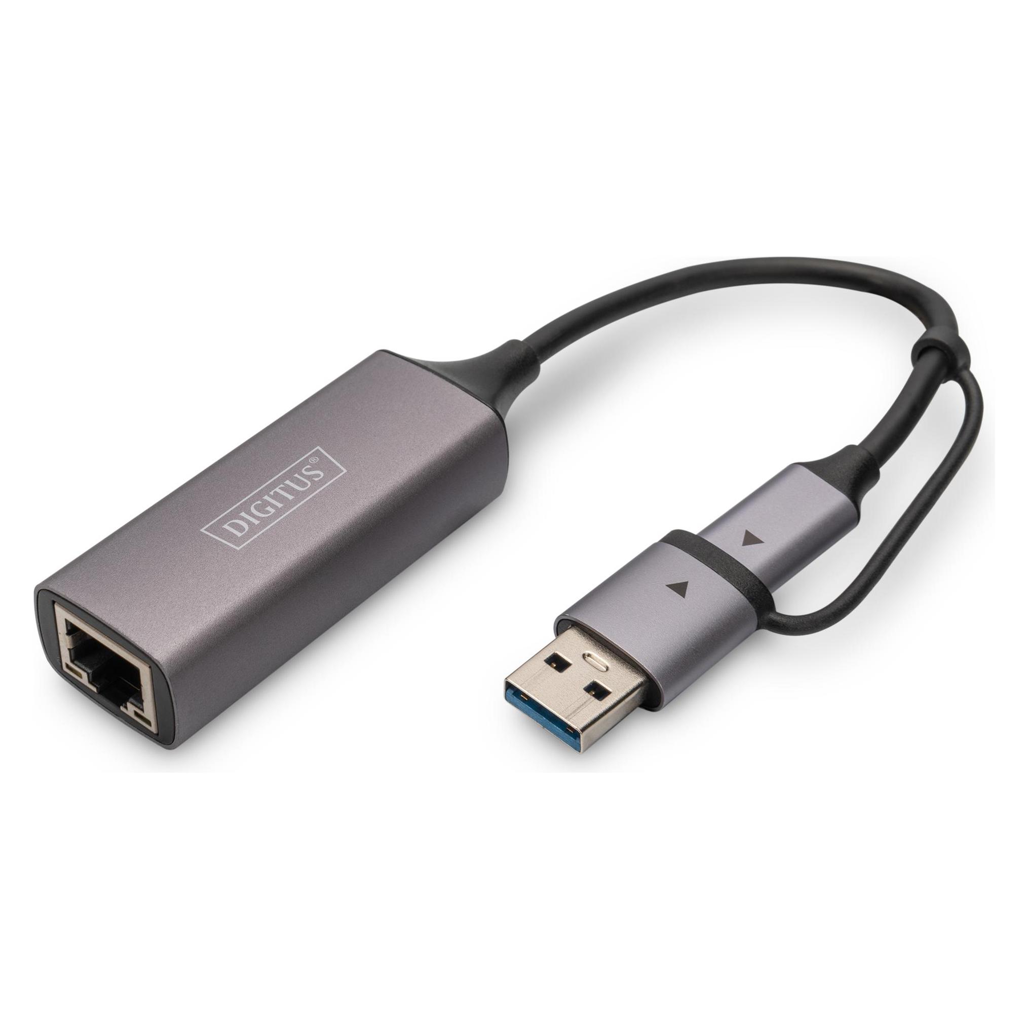 Digitus DN-3028 (USB, USB-C, RJ45 2.5 Gigabit Ethernet (1x)) (DN-3028)