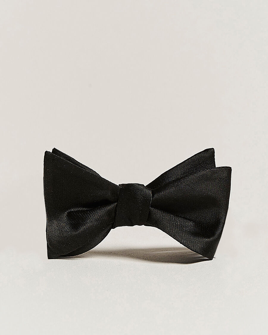 Oscar Jacobson Bow Tie, Self Tie Black men One size Sort