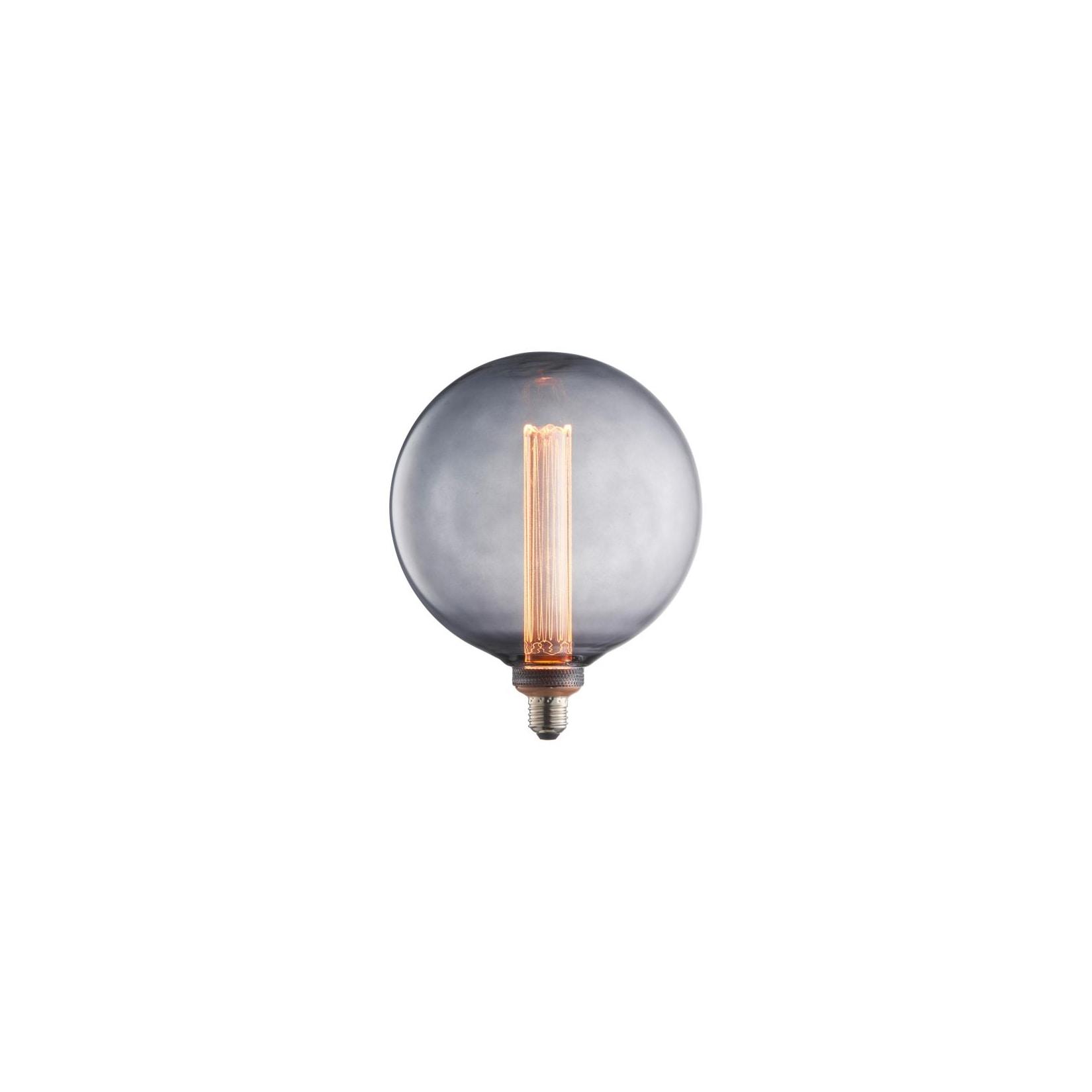 BRILLIANT Lampe LED-Globelampe G200 XL Filament E27 2 ,8W 120lm 2000K rauchglas
