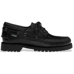 Sebago für Herren. 741271W Acadia Lederschuhe schwarz (43), Wohnung, Schnürsenkel, Lässig