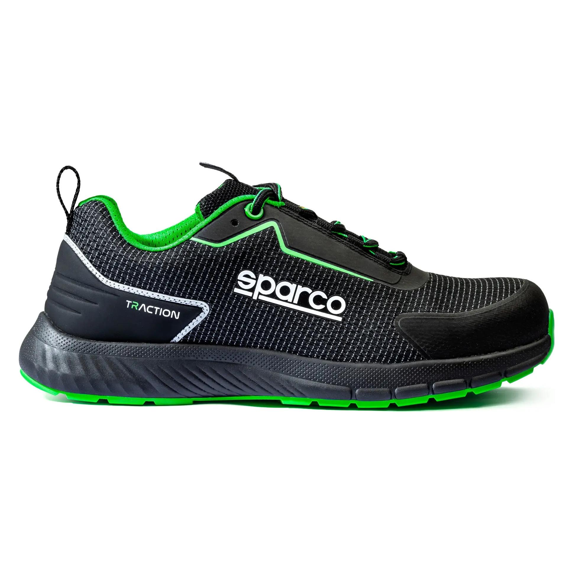 Sparco Sicherheitsschuhe Traction (38) (TRACTION SANYO NRVF NOIR)