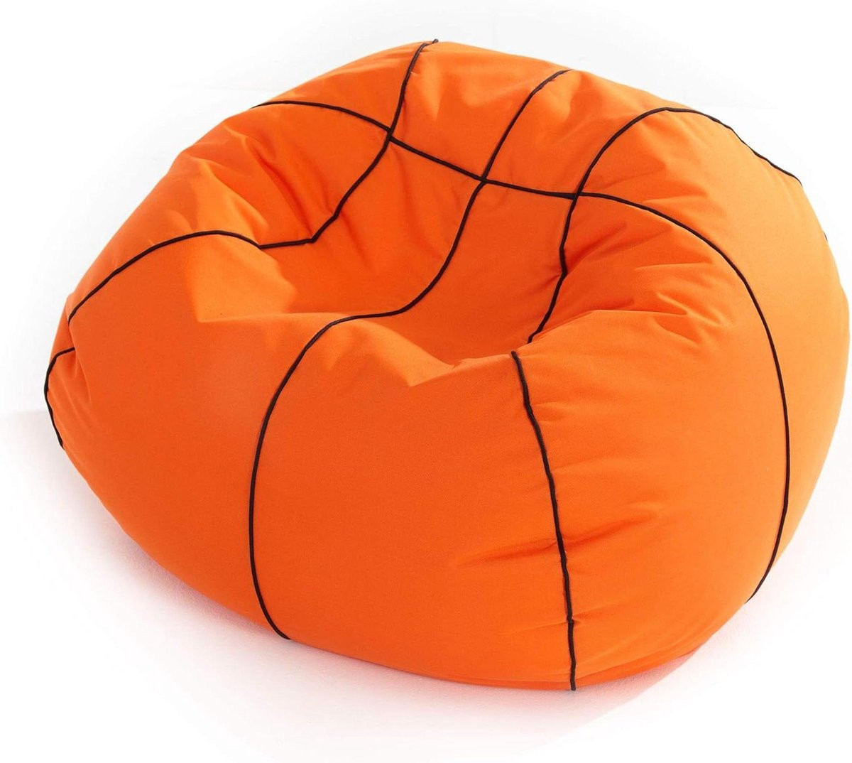Oranje Basketbal Zitzak XXL Zitkussen voor volwassenen - 90 cm