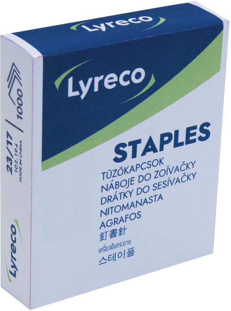 LYRECO Häftklammer standard 23/17 1000/fp