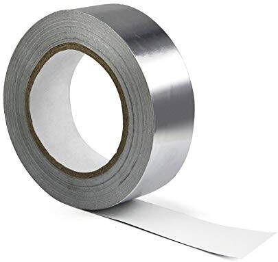 no brand Nastro Adesivo Alluminio Lungh. 50 mt FIB-AIR 75 Largh. 75mm