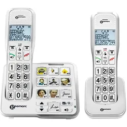 Geemarc AmpliDECT 595-2 Schwerhörigentelefone Bildtasten