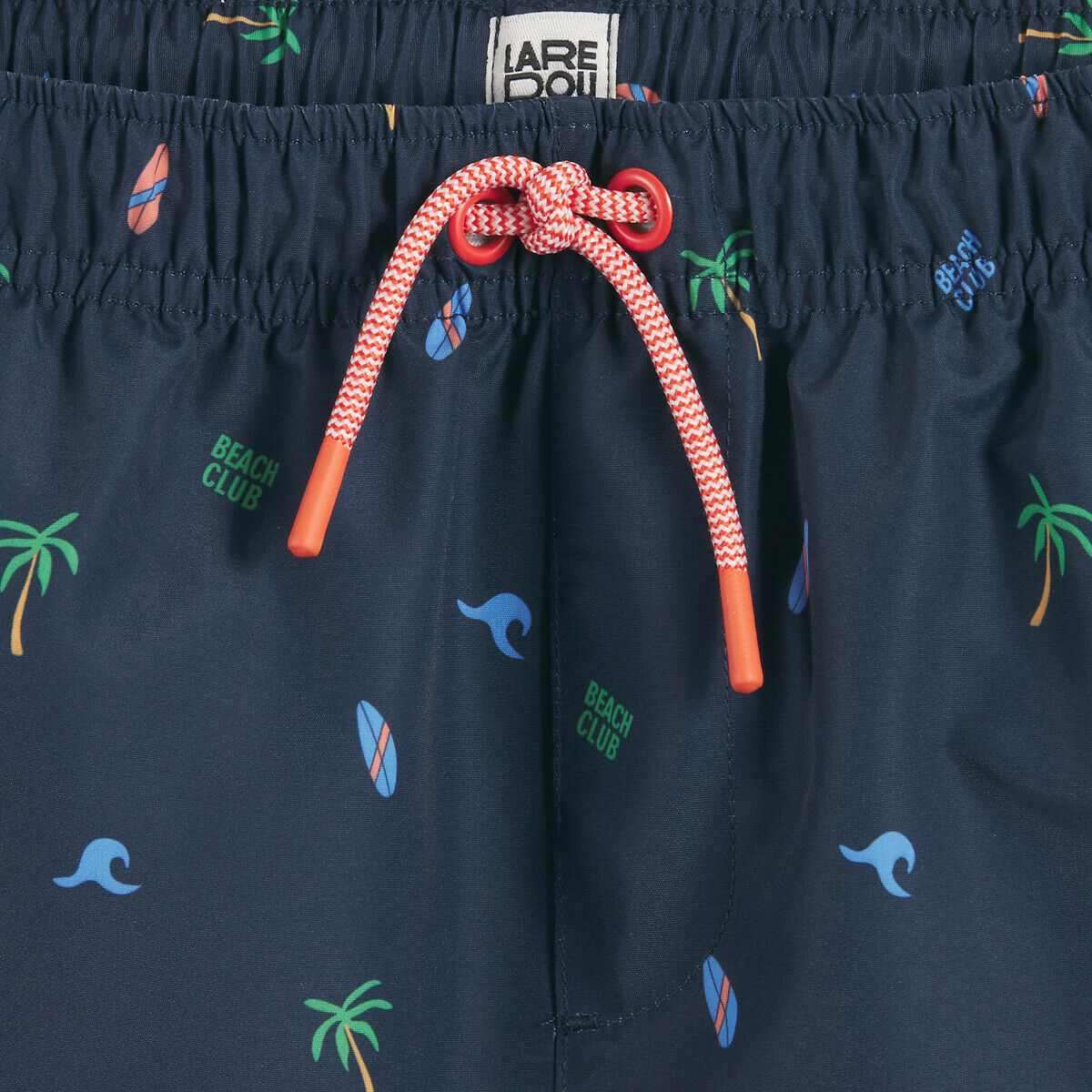 LA REDOUTE COLLECTIONS Short de bain, imprimé palmiers, vagues et planches de surf