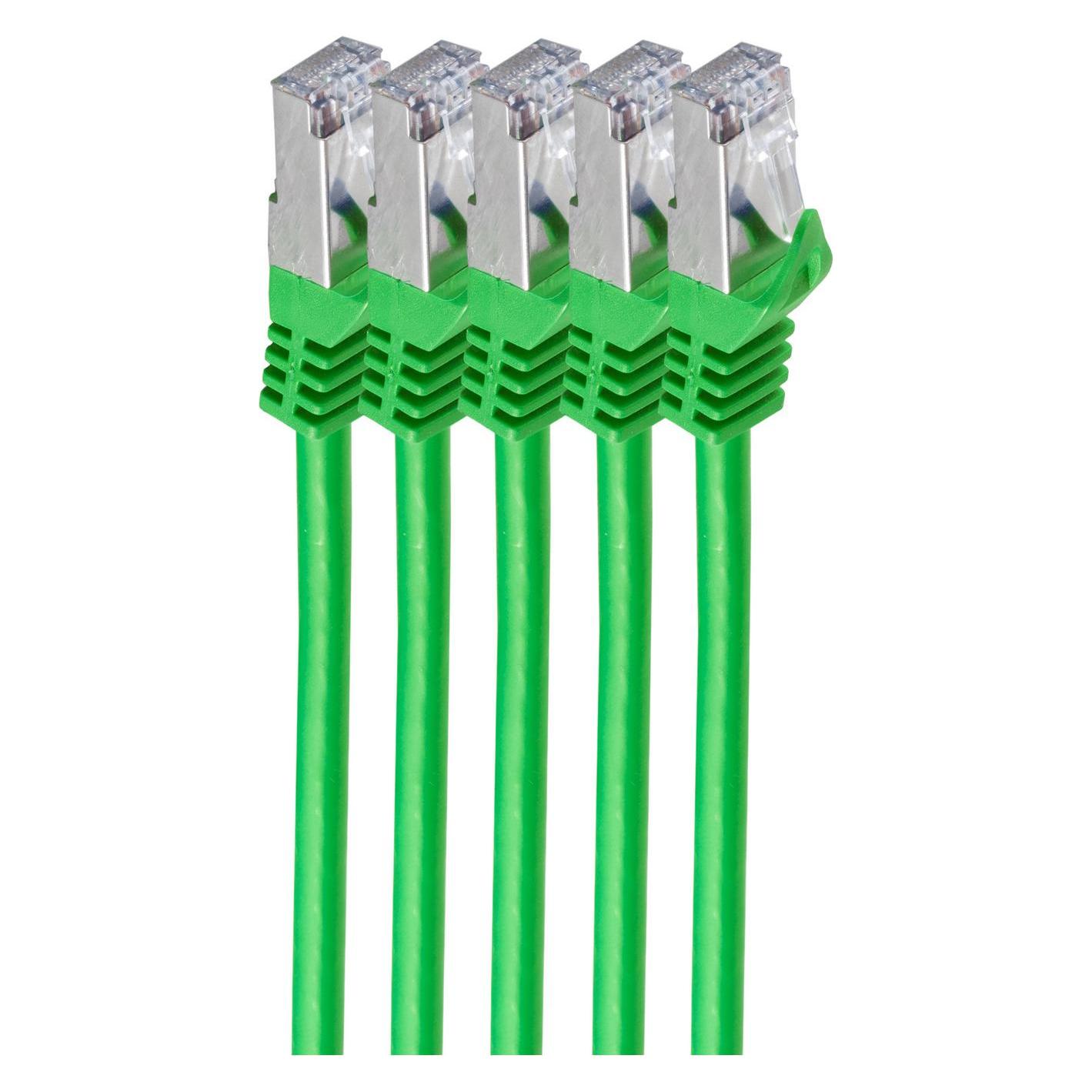 Shiverpeaks BS75512-G-SET5. Kabellänge: 2 m, Kabelstandard:Cat.7 Rohkabel, Kabelschirmung: S/FTP (S-STP), Anschl (S/FTP, CAT7, 2 m) (BS75512-G-SET5)