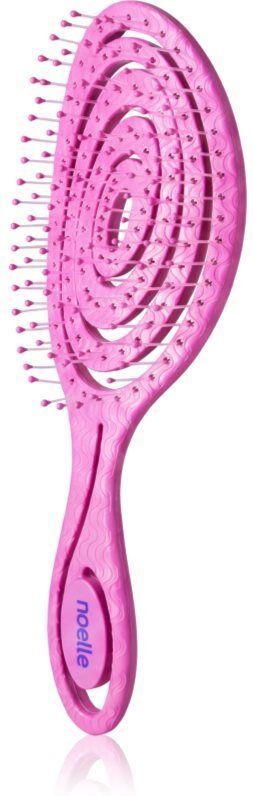 Noelle Hairbrush brosse plate Pink Spiral 1 pcs
