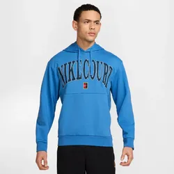 NIKECourt Heritage Dri-FIT Fleece Tennis Hoodie Herren 402 - star blue/armory navy/psychic blue L