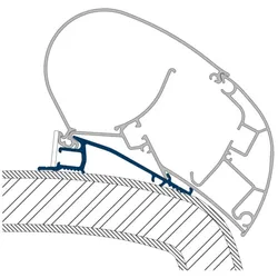 Dometic PR-Adapt Adapter für Dachmarkisen PR 2000 und PR 2500 4,0m