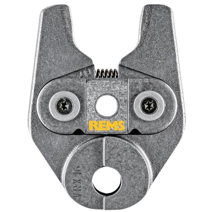 REMS Presszange 578640 Mini VRX 16, mit 2 schwenkbaren Monoblock-Pressbacken