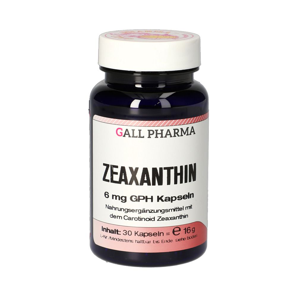 Zeaxanthin 6 mg GPH Kapseln 90 St