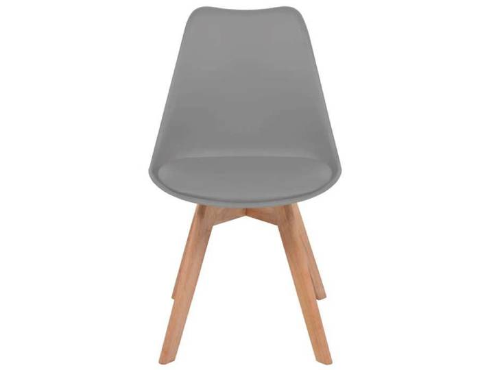 ZENCORE@ Chaises à manger - Entretien facile - lot de 6 - Gris Plastique - 110 kg par siège（6979)