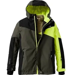 KILLTEC Kinder Shirt KSW 381 BYS LS SHRT, Größe 176 in Grün Grün
