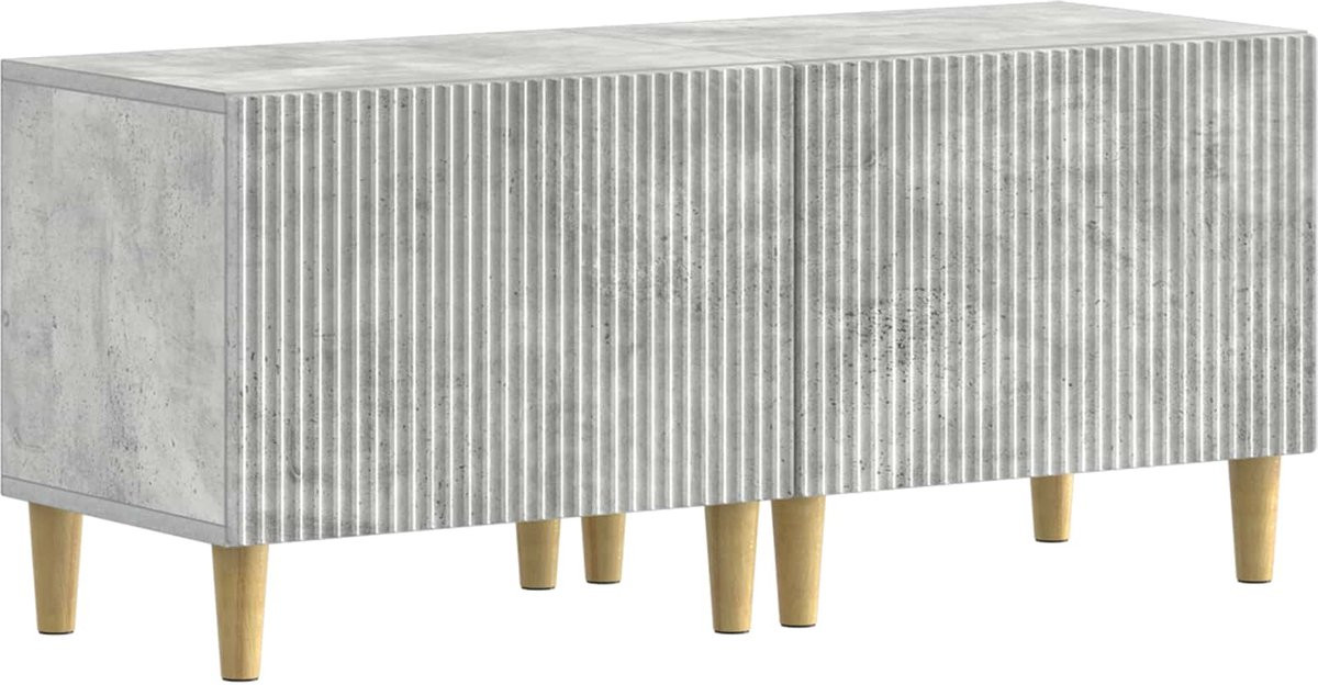vidaXL Modern Tv-meubel - Betongrijs - Hout