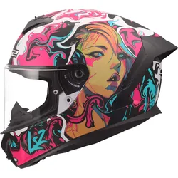 LS2 Rapid III FF820 Cyberg Integralhelm lila-cyan - XL (61/62)