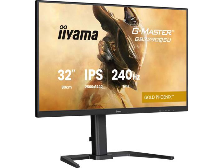 iiyama G-MASTER GB3290QSU-B1, 80 cm (31.5'), 2560 x 1440 pixels, 2K Ultra HD, LED, Noir