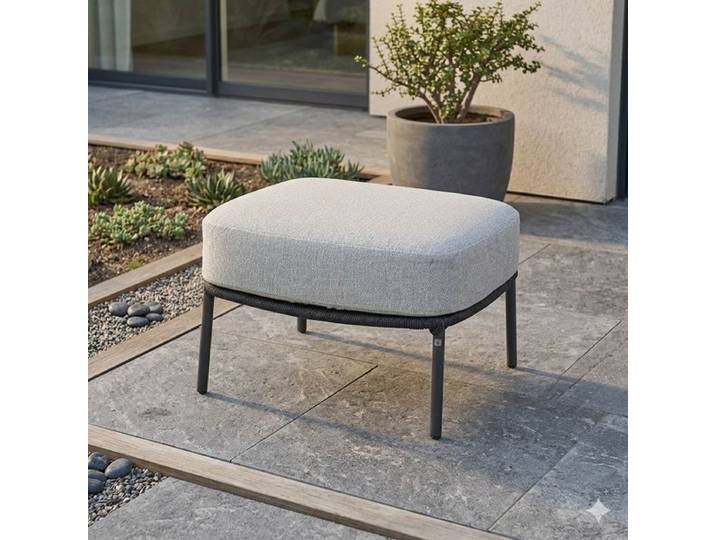 4Seasons Calpi Loungehocker Edelstahl/Rope