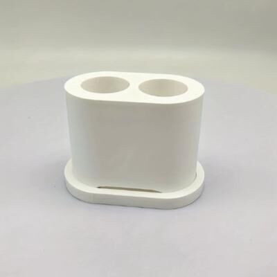 Market Central Electric Toothbrush Head Holder Space Saving Bathroom Counter Organizer Storage Case white