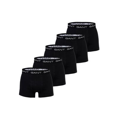 Boxershorts GANT "Boxershort 5er Pack", Herren, Gr. 3XL, schwarz, Obermaterial: 95% Baumwolle CO. 5% Elasthan EL., Unterhosen