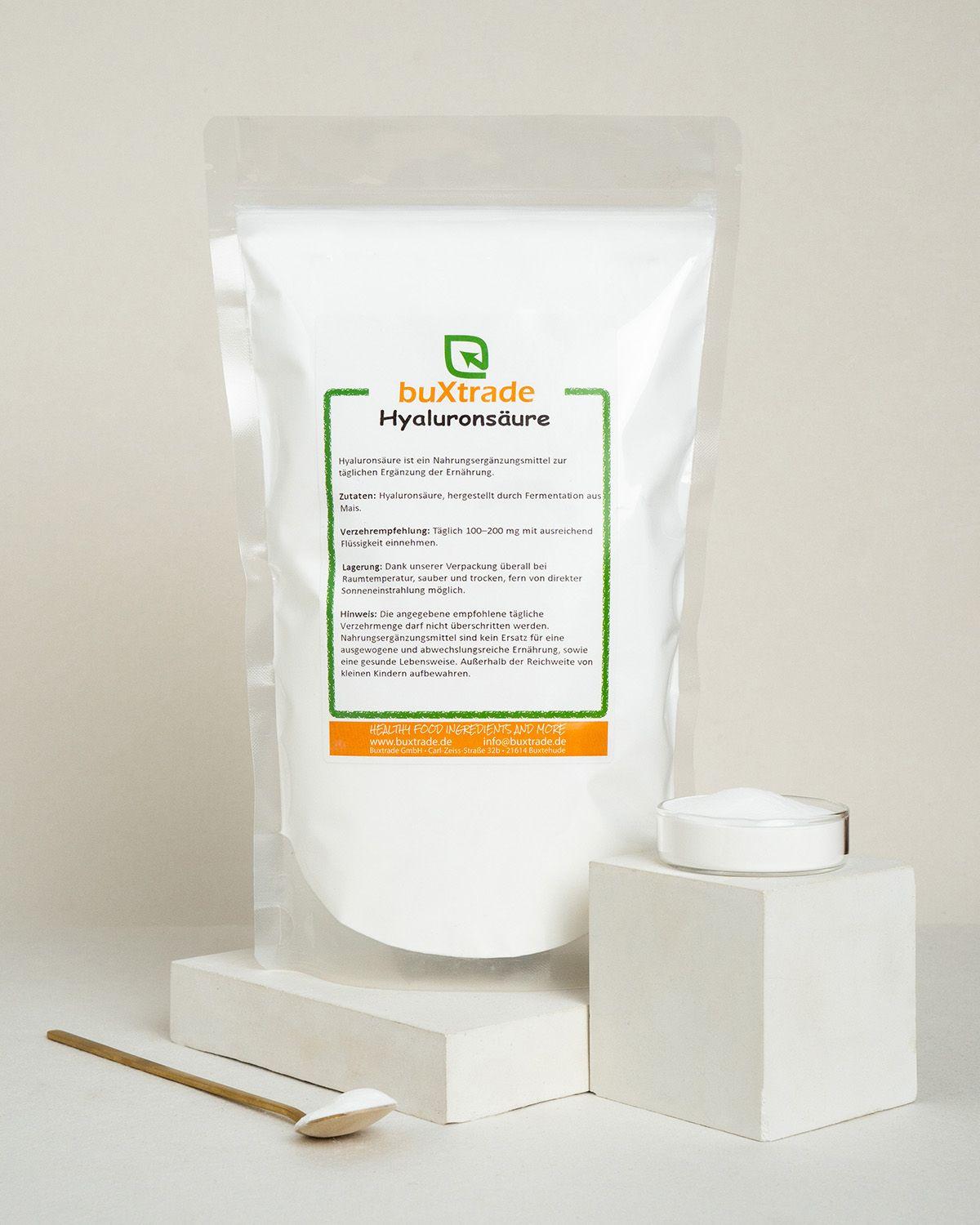 2 kg Hyaluronsäure | Pulver | Hyaluronan | Lebensmittelqualität