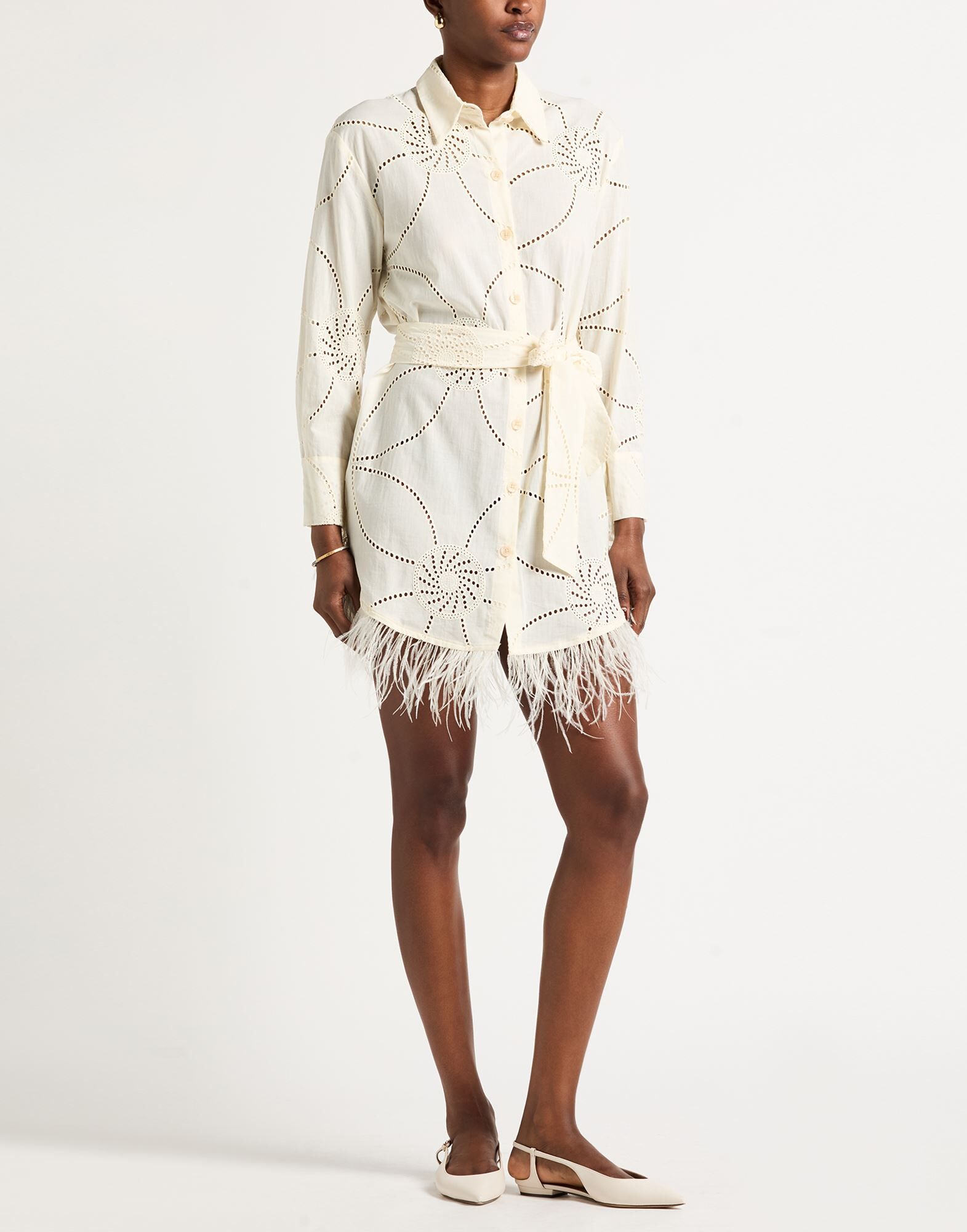 Spell By Access Fashion Minivestido Mujer Marfil XS Mujer