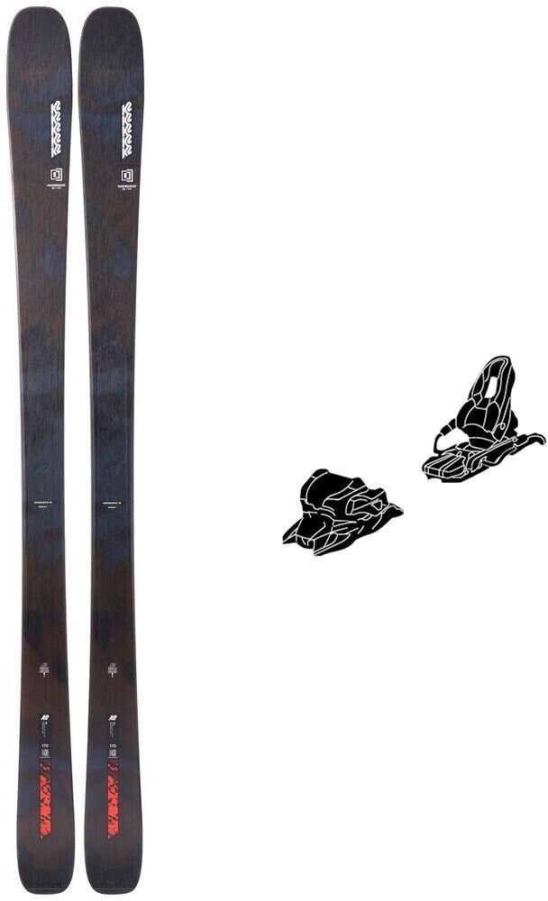 K2  - Pack Ski Mindbender 85 - 163 + 11.0 Tp 90mm Black Anthracite - Ski