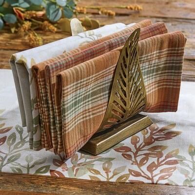 Park Designs Leaf Napkin Holder Harvest Gold , Harvest Gold