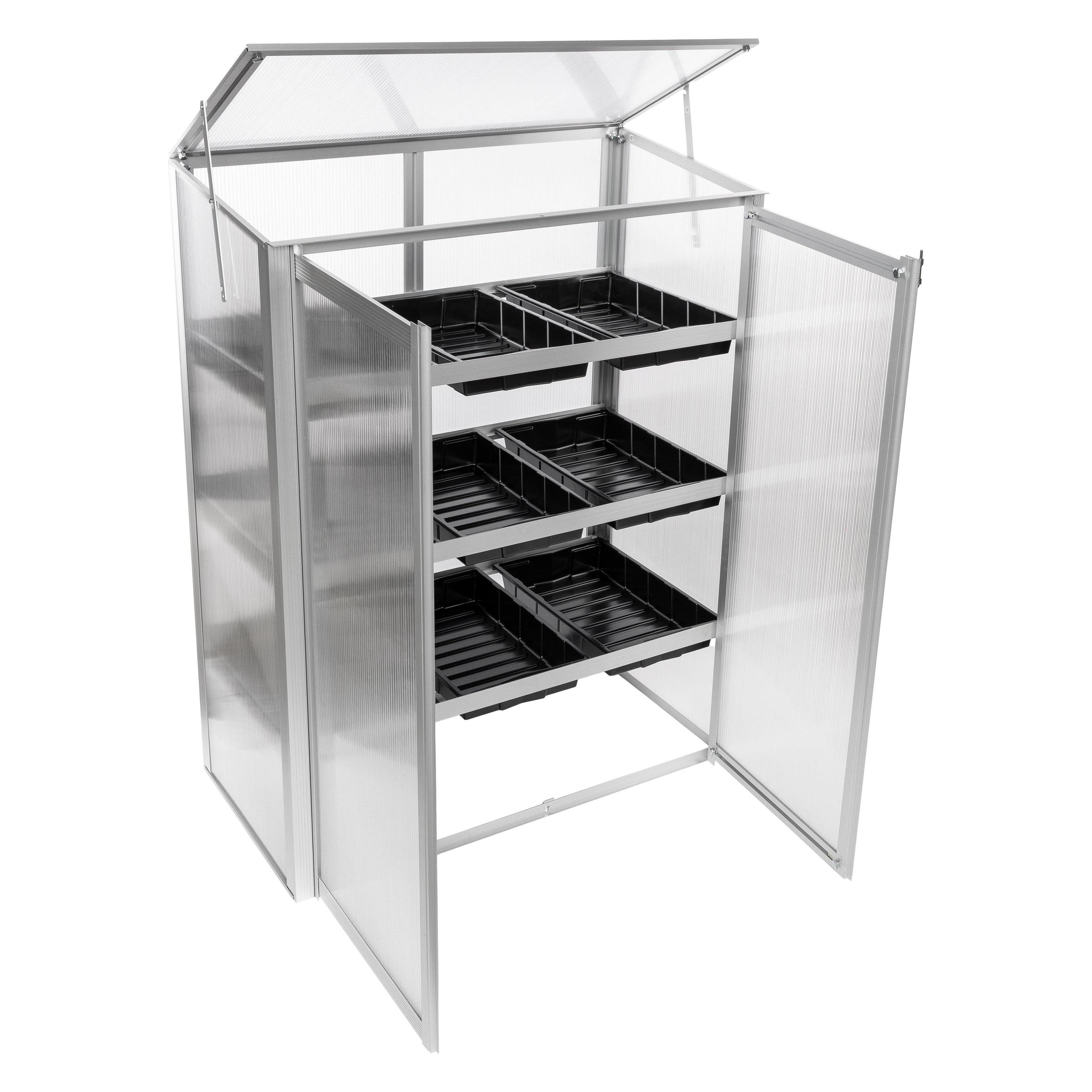 Garden Center STEEL HOUSE ALIUM 76X38.5X98.5CM (300002B)