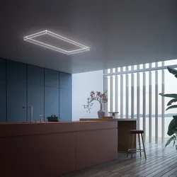 falmec Deckenlüfter Alba, 120 cm, Weiß / Glas, 102137