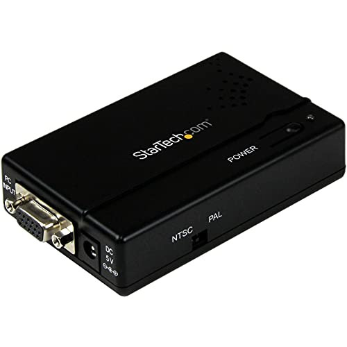 StarTech.com VGA naar Composiet of S-Video Converter/Adapter, Zwart