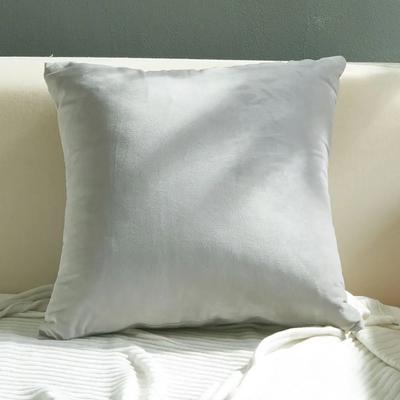 Uplift Treasures Gray Velvet Cushion Cover Soft Decorative Sofa Pillow Cover b 15.75 15.75 In