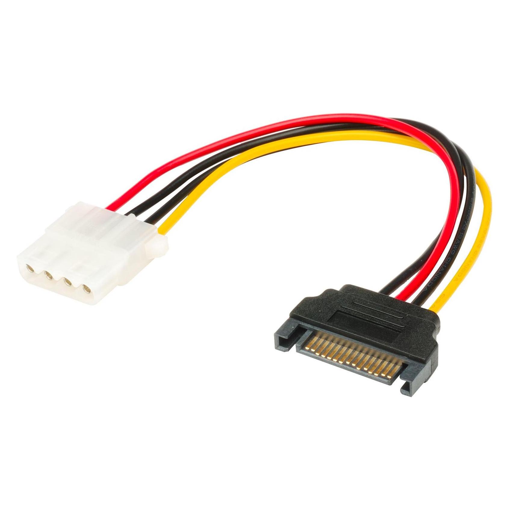 Akasa Netzteil SATA-Stromstecker bis interne Stromversorgung, 4-polig (15 cm, SATA) (AK-CBPW03-15)
