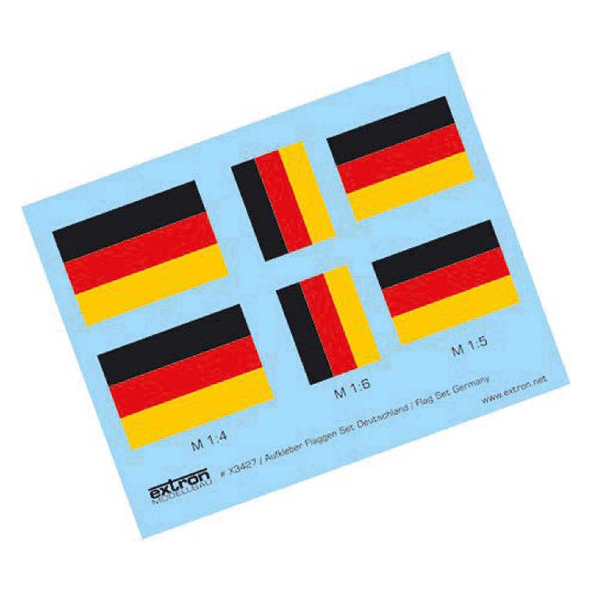 Extron Modellbau Aufkleber Flaggensatz (X3427)