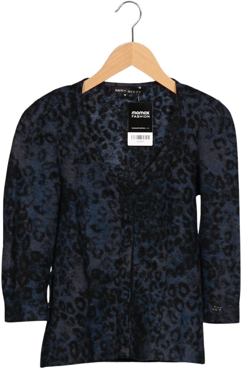 Miss Sixty Damen Strickjacke, Marineblau, Gr. S, Synthetik - Second Hand