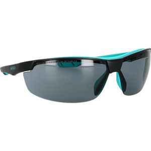 Infield Schutzbrille Flexor Plus, getönt, Bügelbrille, grau-türkis