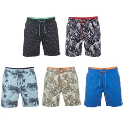riverso Herren Badehose RIVKai Regular Fit - Black-Flashy Green (64005) - 4XL