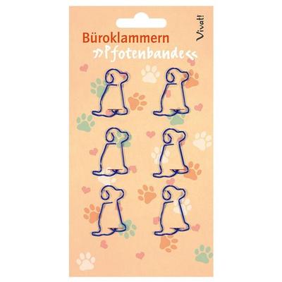 6er-Set Büroklammern »Pfotenbande«, Nonbook von , St. Benno