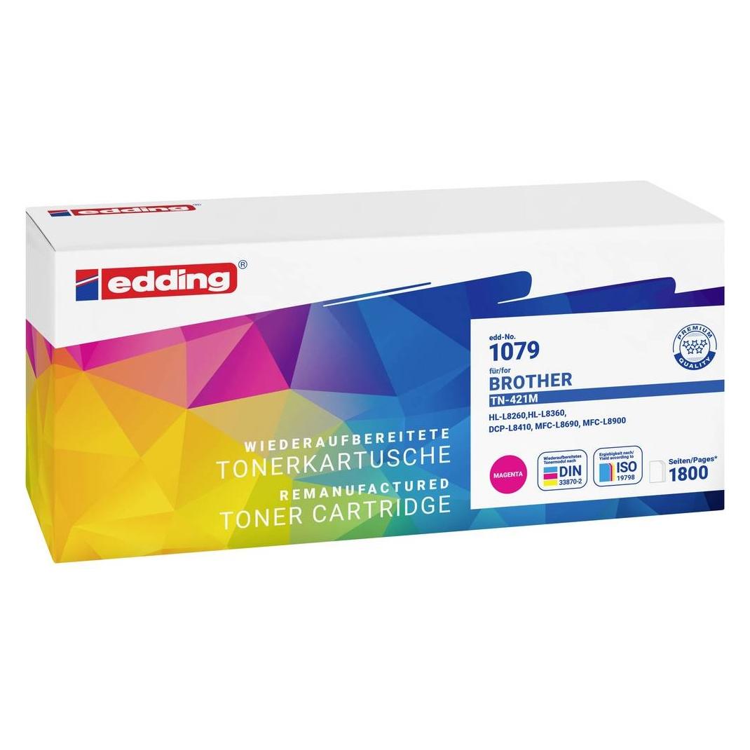 Edding EDD-1079 magenta Toner ersetzt brother TN-421M (M) (18-1079)