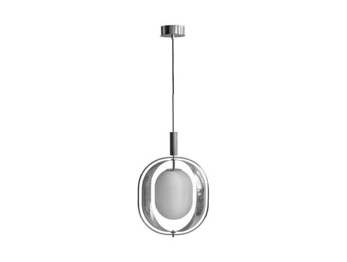101 COPENHAGEN - Suspension Pearl - Argent - Métal perforé - Designer Tommy Hyldahl