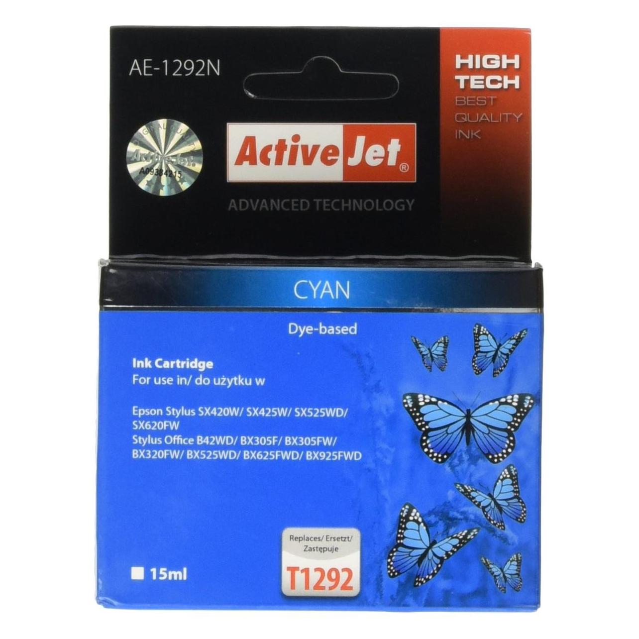 Activejet AE-1292N Druckerpatrone (e) Kompatibel Hohe (XL-) Ausbeute (C) (AE-1292N)