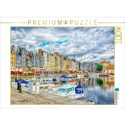 CALVENDO Puzzle Honfleur | 1000 Teile Lege-Größe 64x48cm Foto-Puzzle für glückliche Stunden