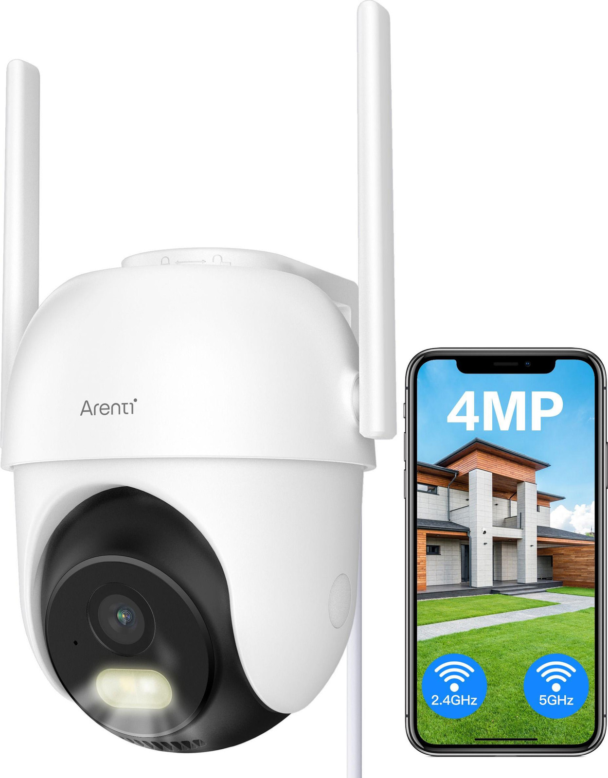 Arenti OP1 Outdoor Wi-Fi Pan-Tilt Camera 4MP/2.5K