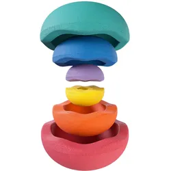 Stapelstein Inside Rainbow Classic 6er Set