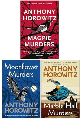 Orion Susan Ryeland Series Collection 3 Books Set By Anthony Horowitz (Magpie Murders, Moonflower Murders and Marble Hall Murders)