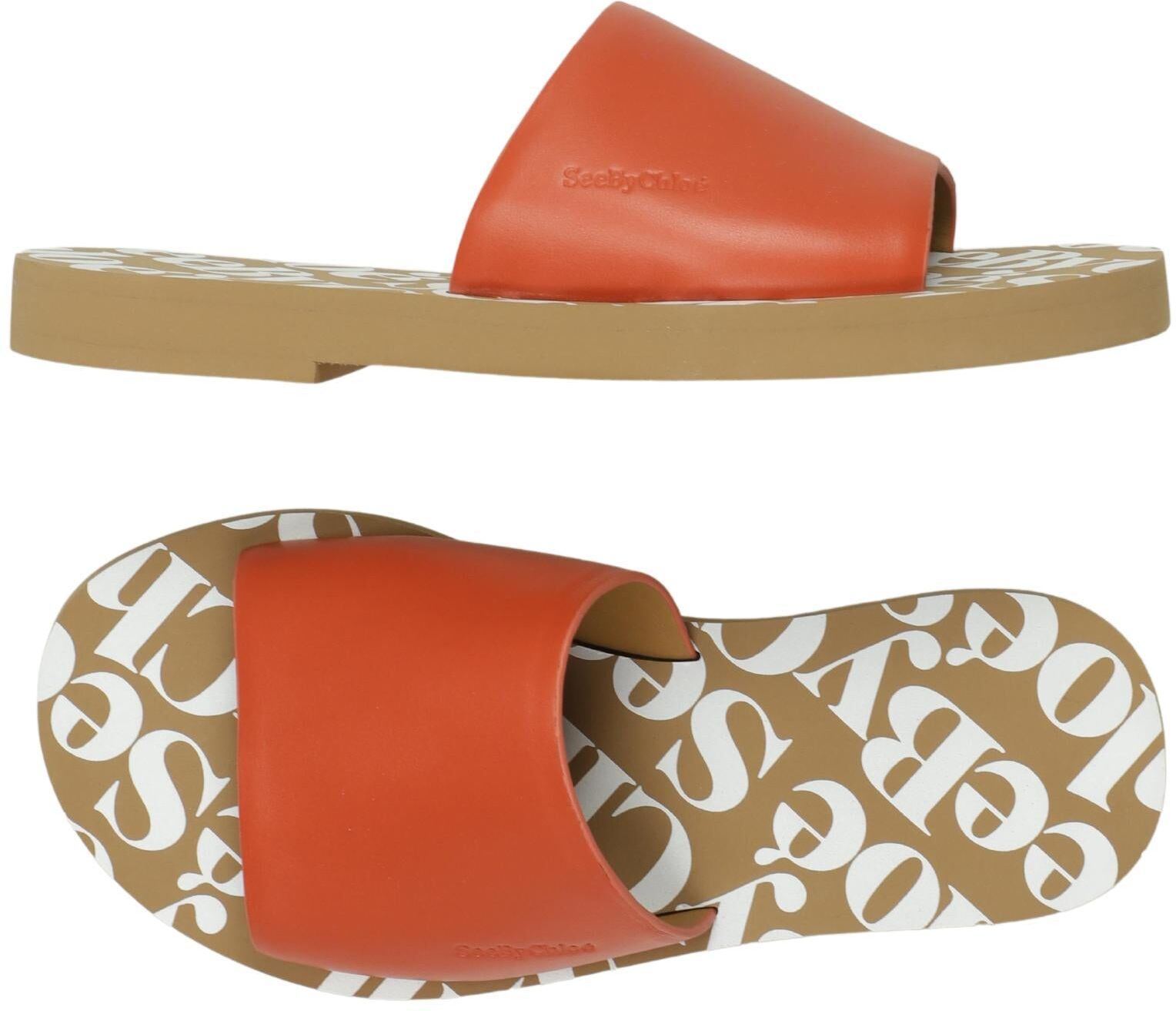 See by Chloe Damen Sandalen, Rot, Gr. EU 36, Leder - Second Hand